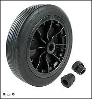 Click image for larger version

Name:	Solid 12in rubber wheel.JPG
Views:	466
Size:	46.1 KB
ID:	113829