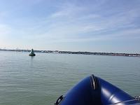 09:15 heading Down Southampton Water @ 33kn