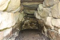 Inside one of the many animal or storage underground mini-houses