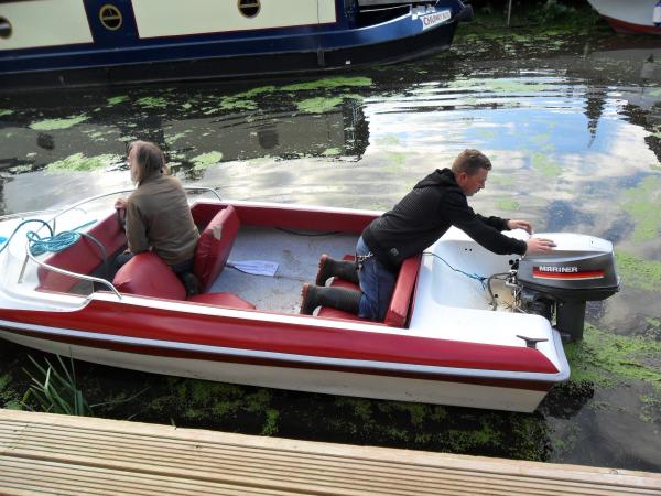 down the local canal