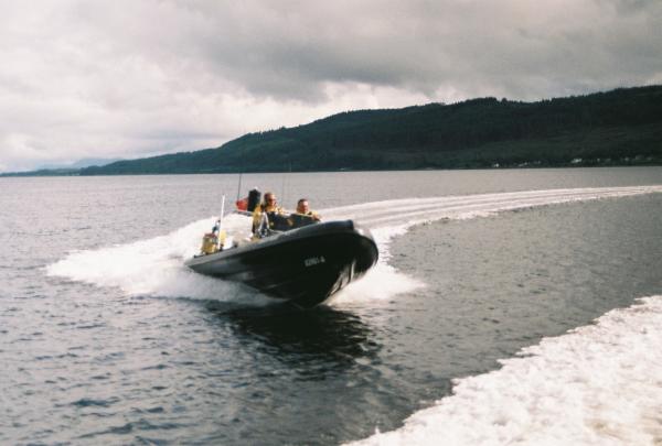 Black Hawk in the Kyles of Bute