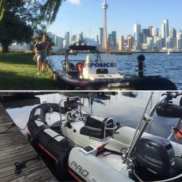 Let's Go and Toronto Police RIB.  Which one is which?