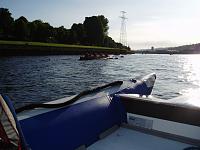 ZapCat Cork City photographing the Ocean to City Ras Mor. It's a great camera platform with minimal wake to interfere with rowing racers.