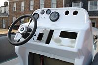 Fitted steering wheel and gauges