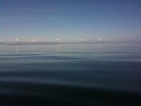 Flat as a mill pond for 15 miles. Georgia Strait. (It doesn't look like this very often)