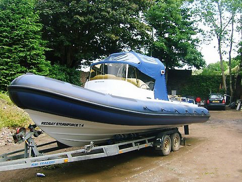 redbay stormforce 7.4 mtr rib 01